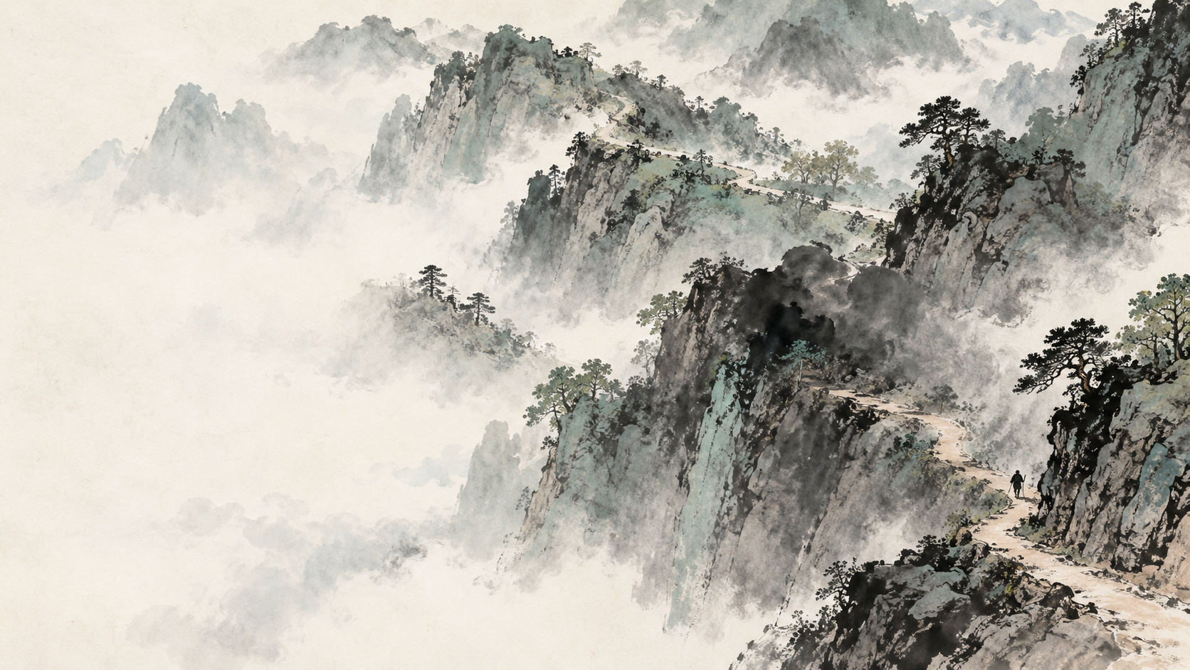 螺旋形的山